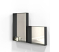 Preview: Frost Spiegel UNU 60 x 90 cm black